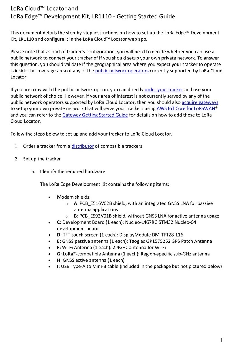 Semtech LoRa Edge LR1110 User manual