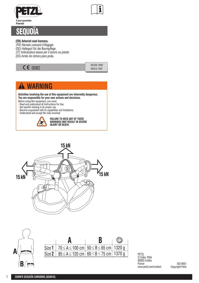 Petzl SEQUOIA C690F0 manual
