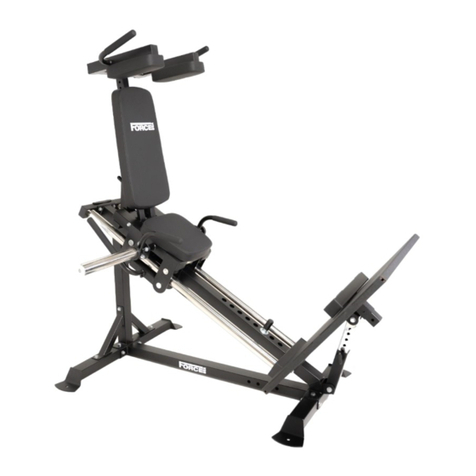 Force USA COMPACT STANDING LEG PRESS & HACK SQUAT User manual Force USA COMPACT STANDING LEG PRESS & HACK SQUAT User manual