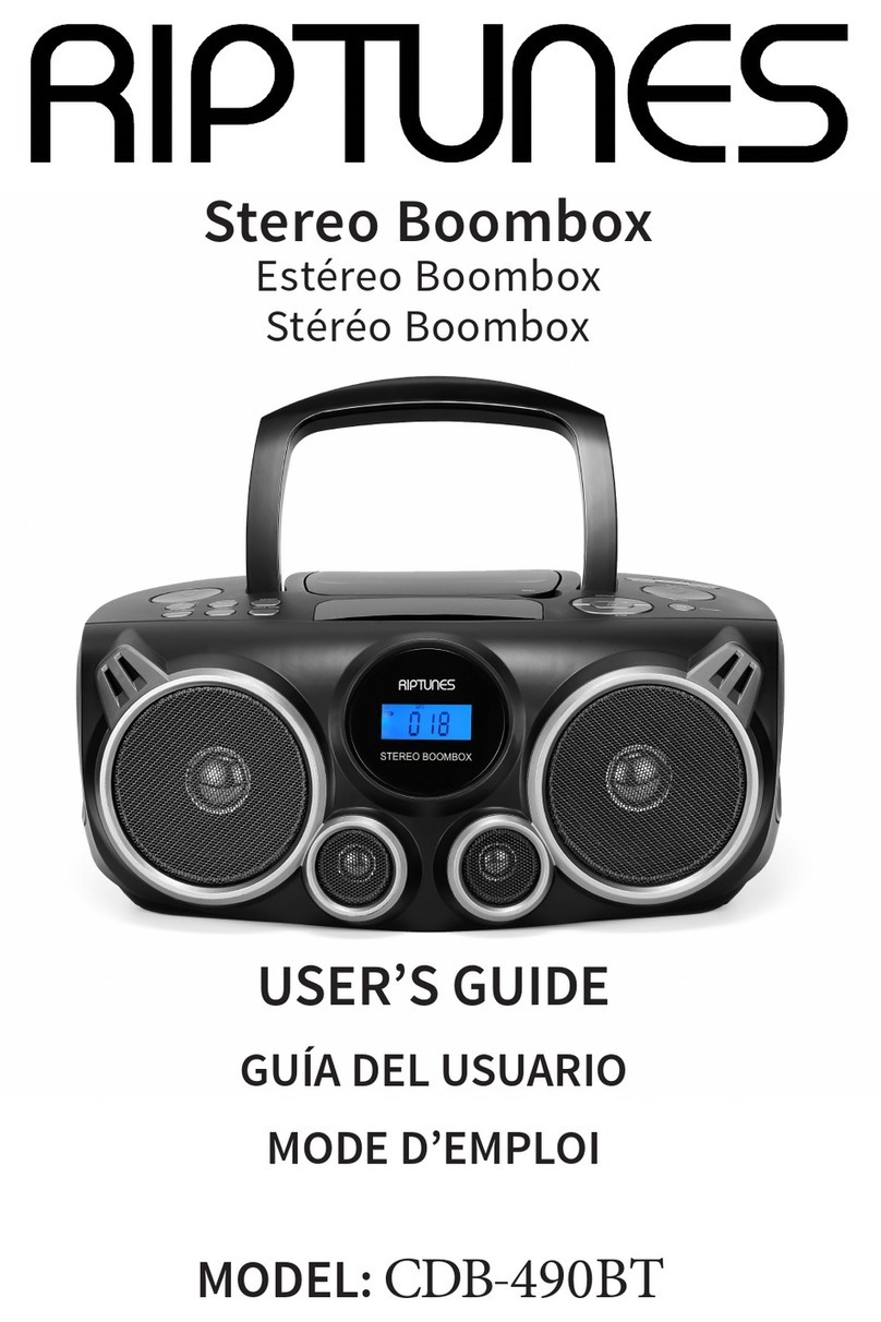 RIP TUNES CDB-490BT user guide