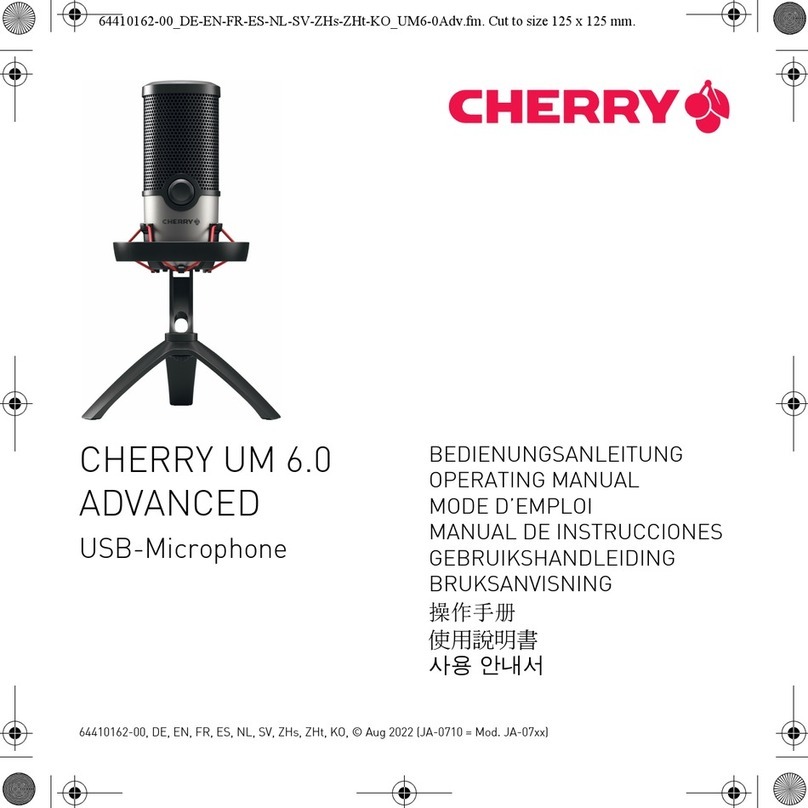 Cherry UM 6.0 ADVANCED operating manual