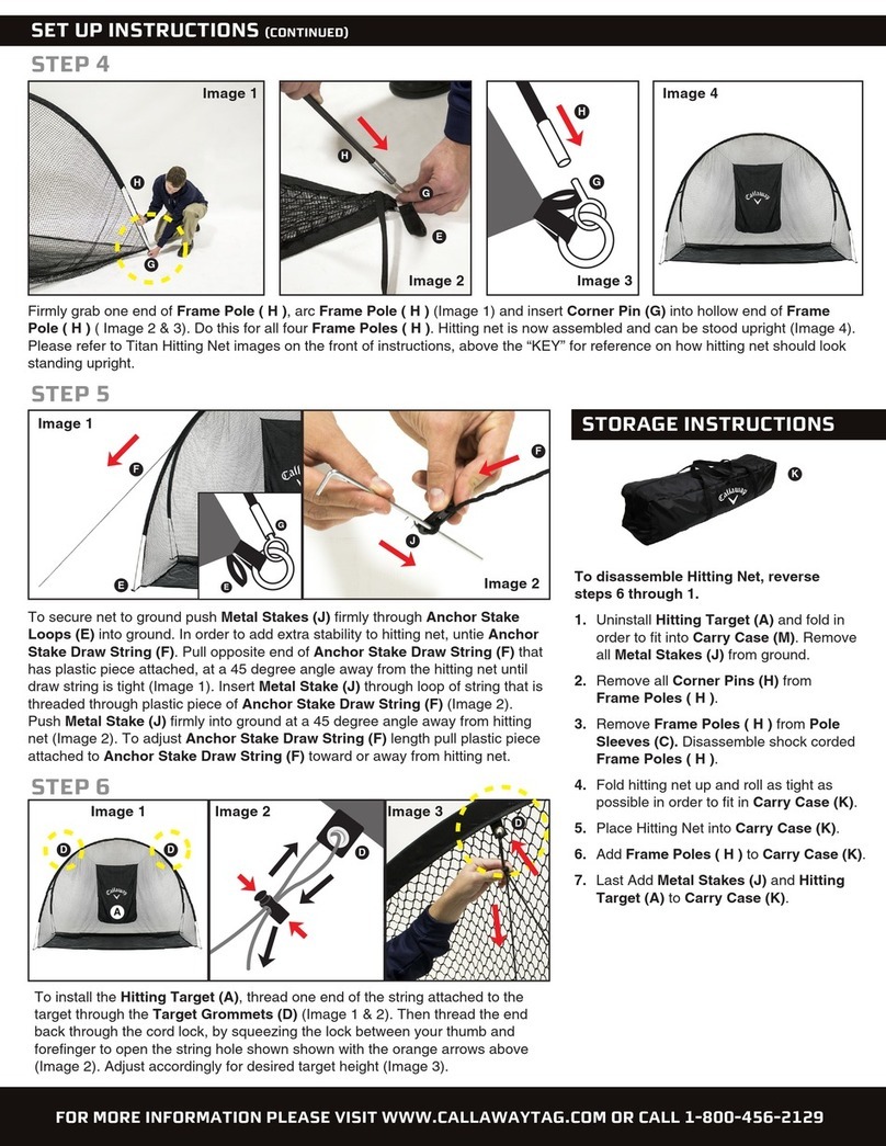 Callaway TITAN HITTING NET instructions