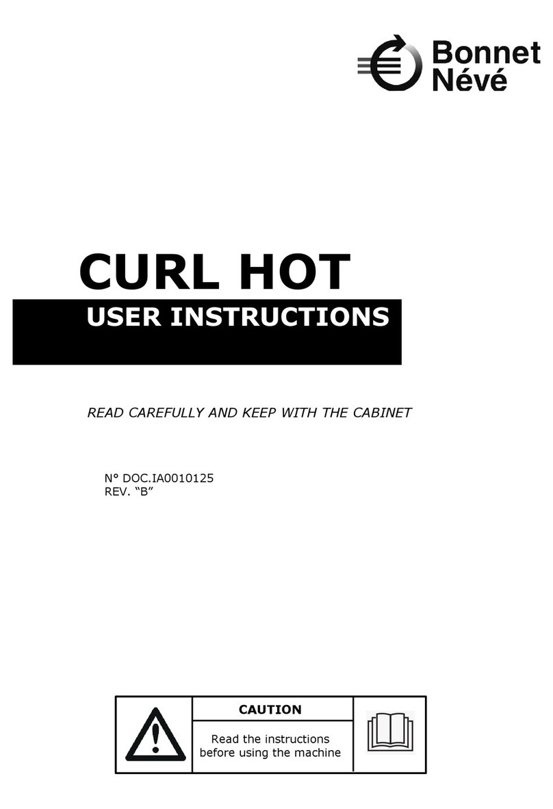 Bonnet Neve CURL HOT User instructions