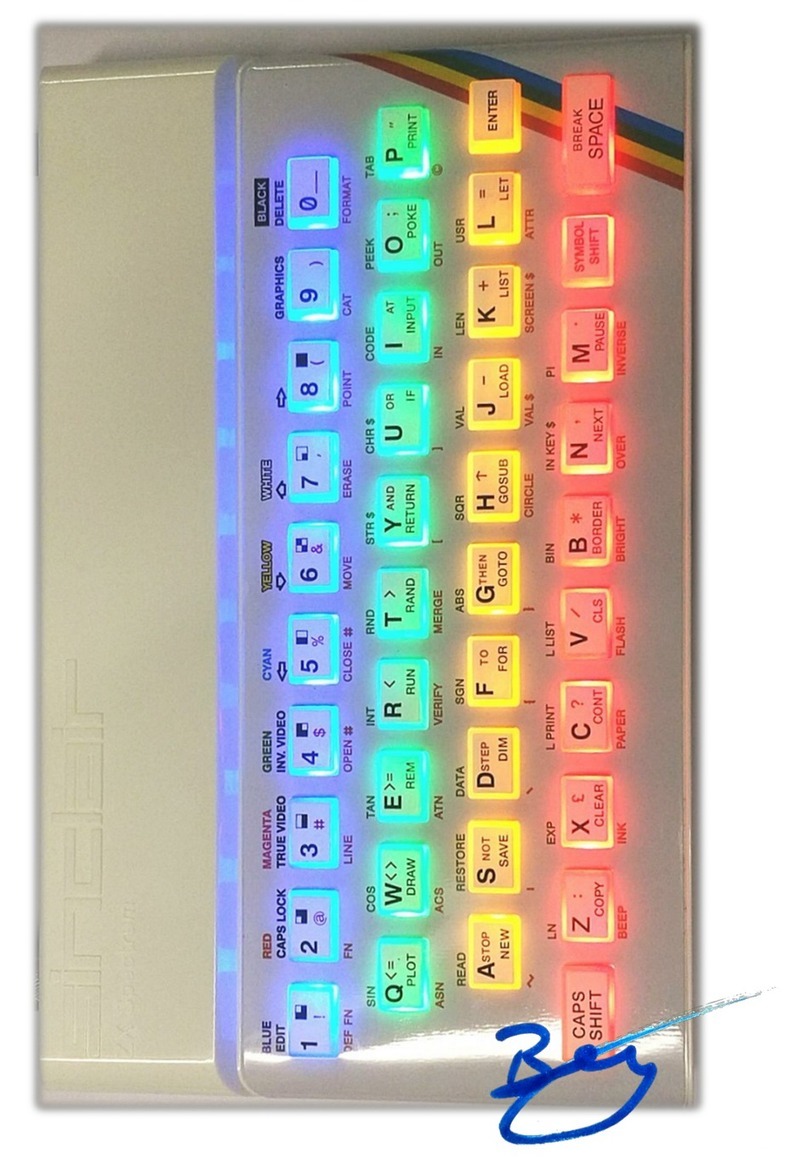 Byte Delight ZX Spectrum Rainbow led case Assembly manual