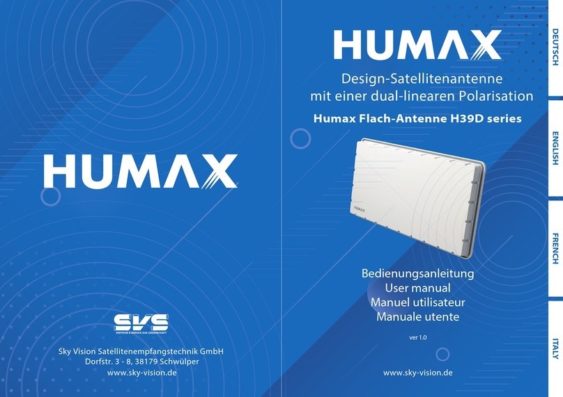 SVS Humax Flach-Antenne H39D Series user manual