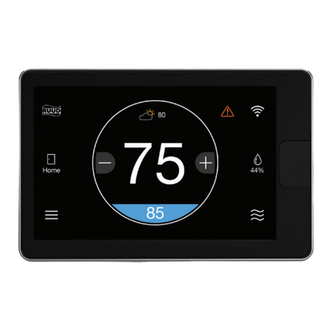 Ruud EcoNet Smart Thermostat quick start guide Ruud EcoNet Smart Thermostat quick start guide