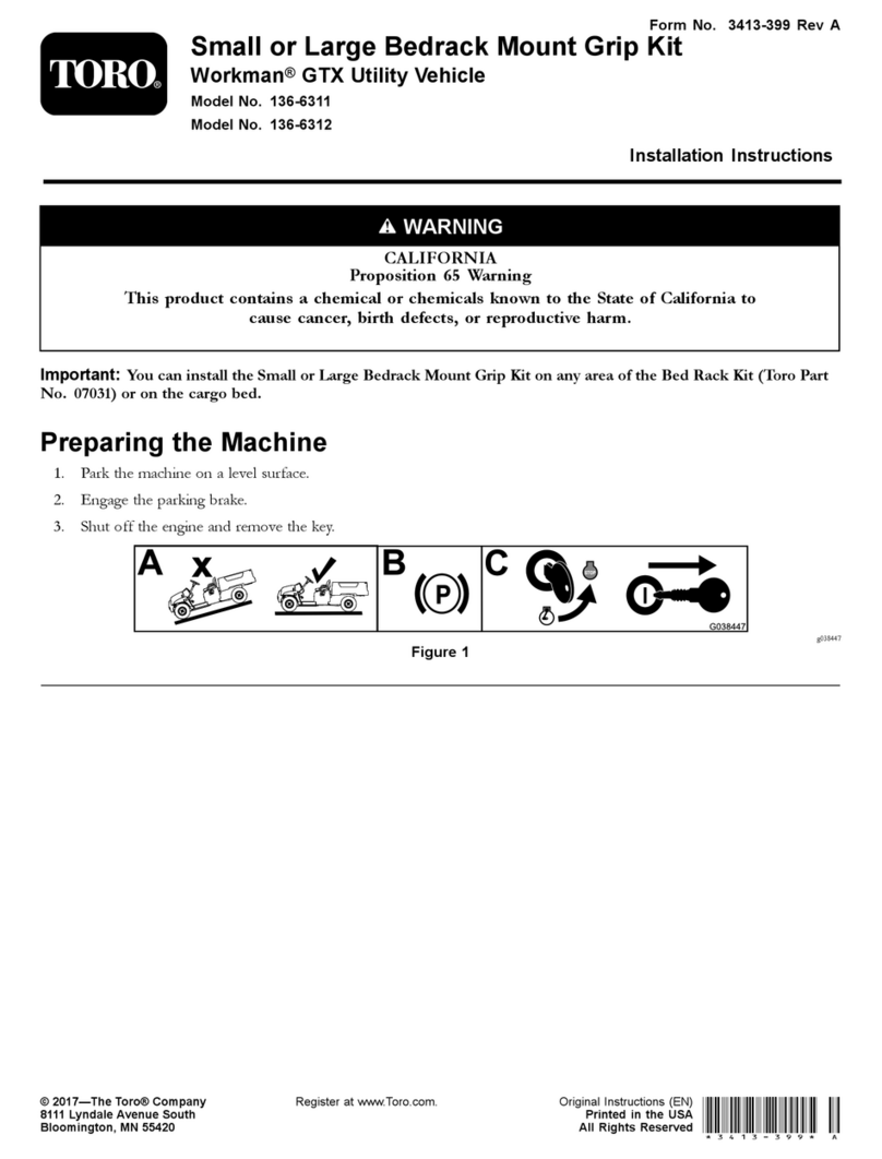 Toro 136-6311 User manual
