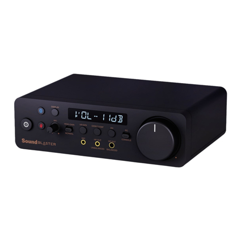 Creative SOUND BLASTER X5 quick start guide