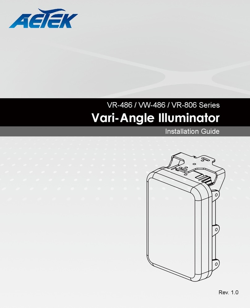 AETEK VR-486 Series installation guide