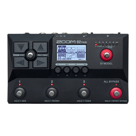 Zoom B2 FOUR User manual
