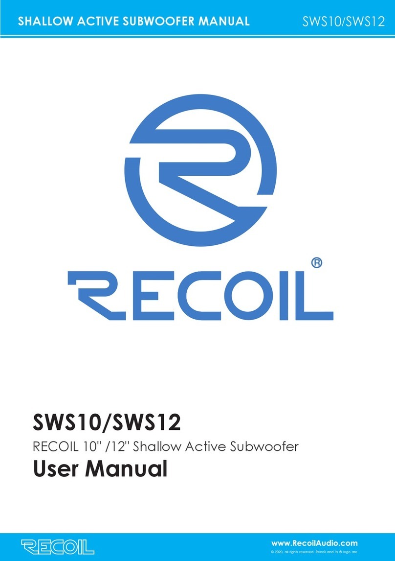 Recoil SWS10 manual