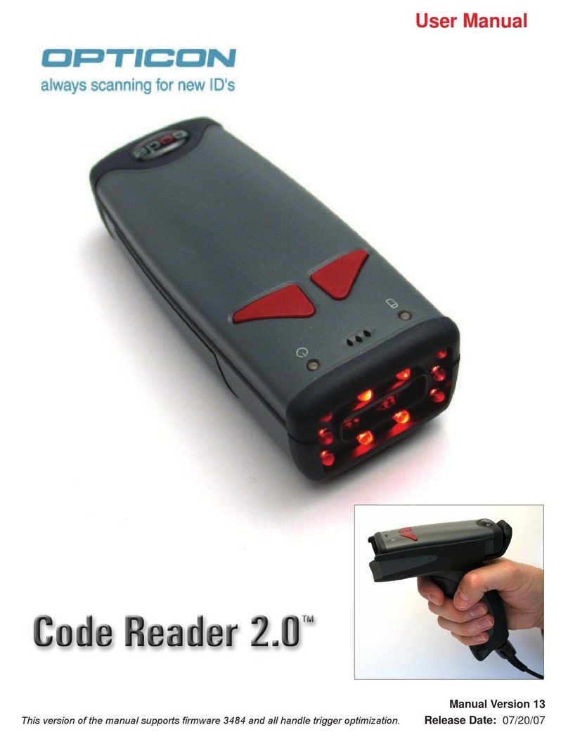 Opticon Code Reader 2.0 User manual