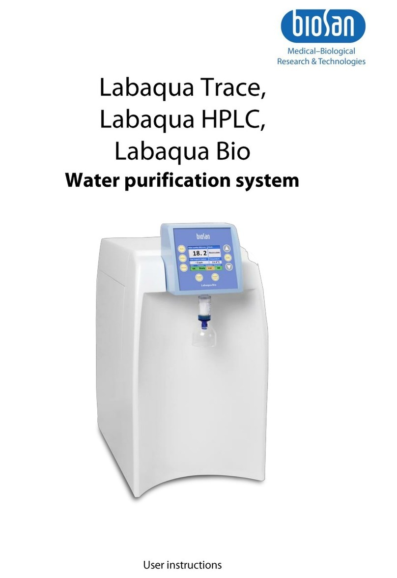 Biosan Labaqua Trace User instructions