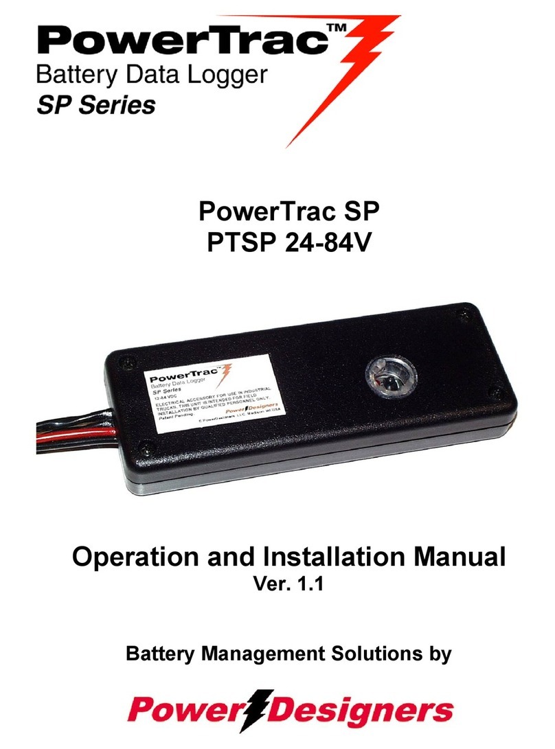 Power Designers PowerTrac SP Series Specification sheet