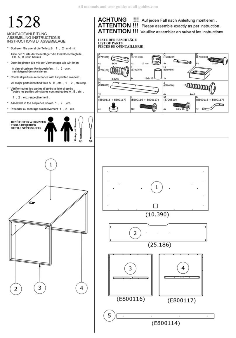 MAJA Möbel YOLO 1528 Installation guide