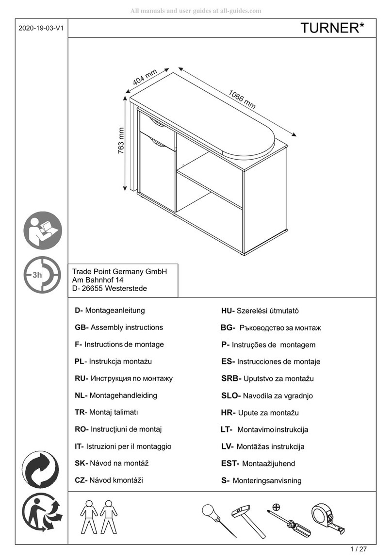 Homexperts Turner Assembly instructions