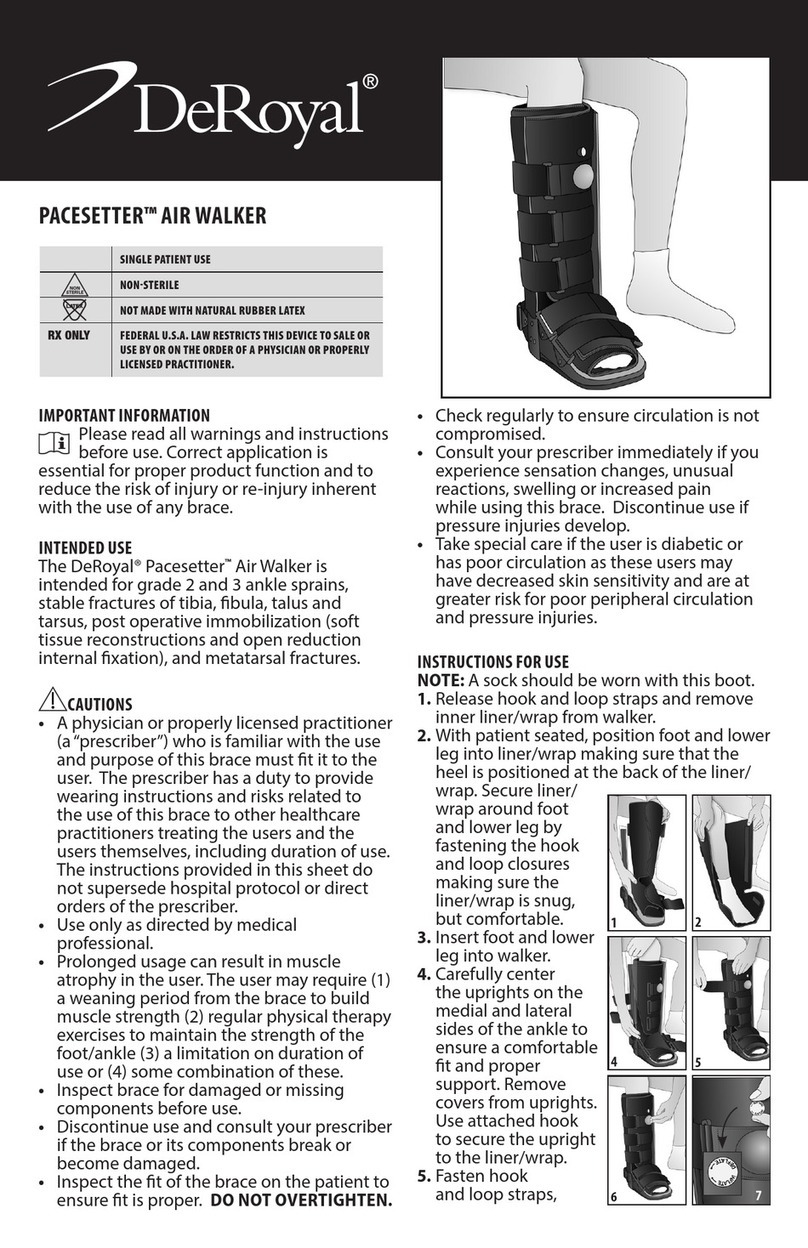 DeRoyal PACESETTER User manual