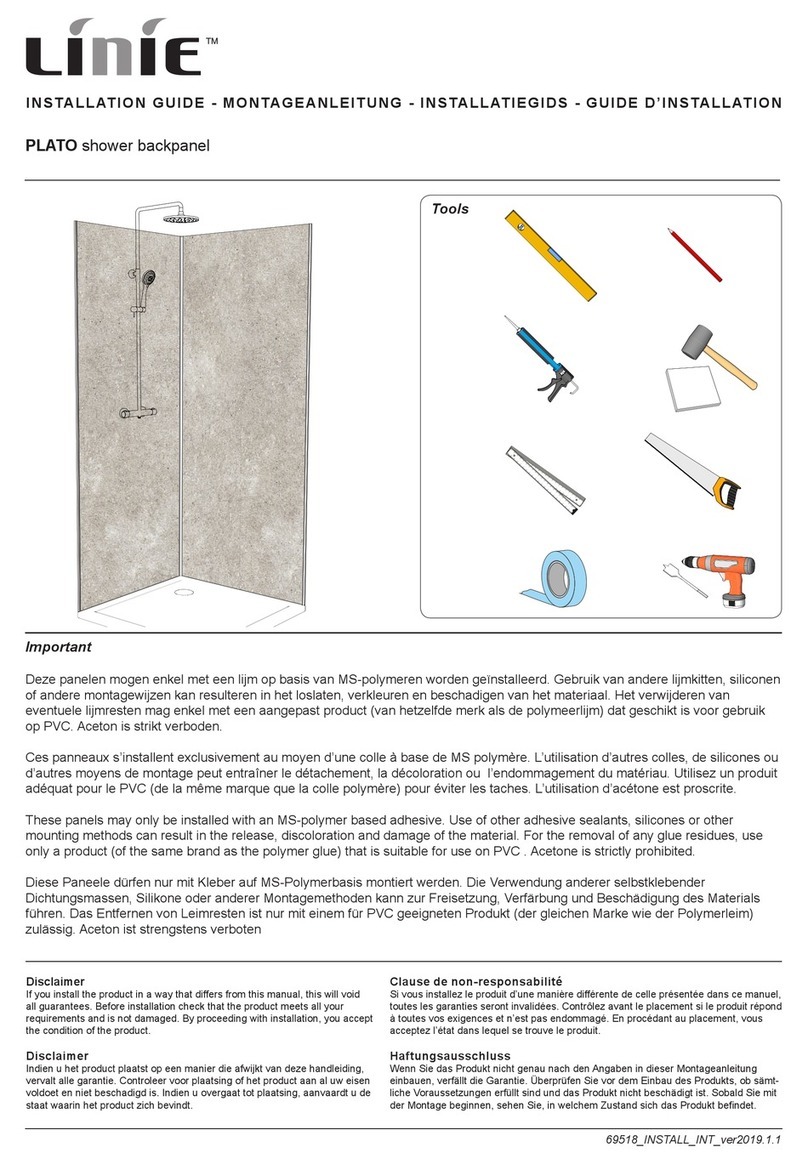 Linie PLATO installation guide Linie PLATO installation guide