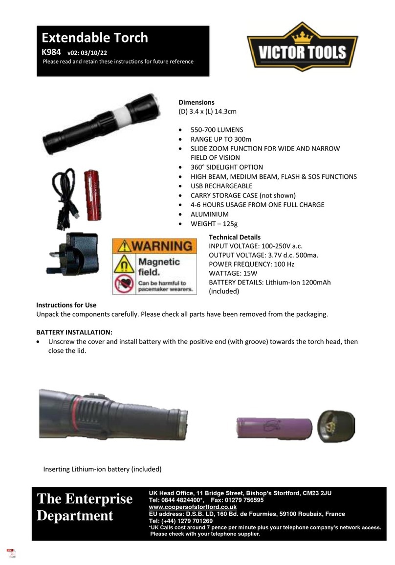 Victor Tools K984 User manual