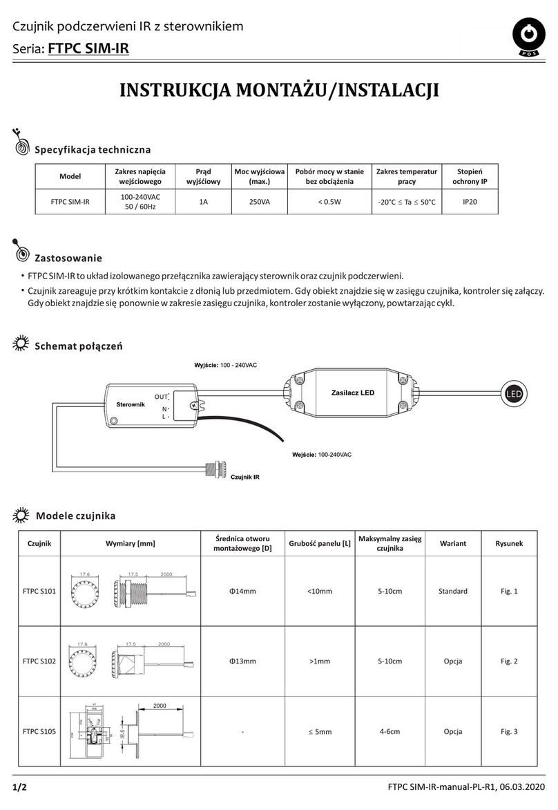 POS FTPC SIM-IR User manual
