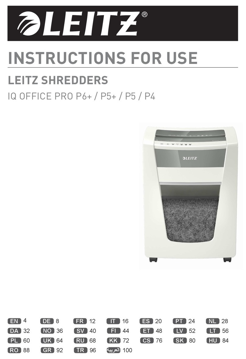 LEITZ IQ OFFICE PRO P6+ Instructions for use