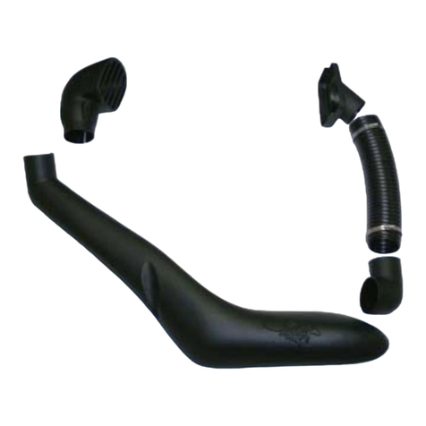 Airflow Vector Snorkel Kit S014 quick start guide