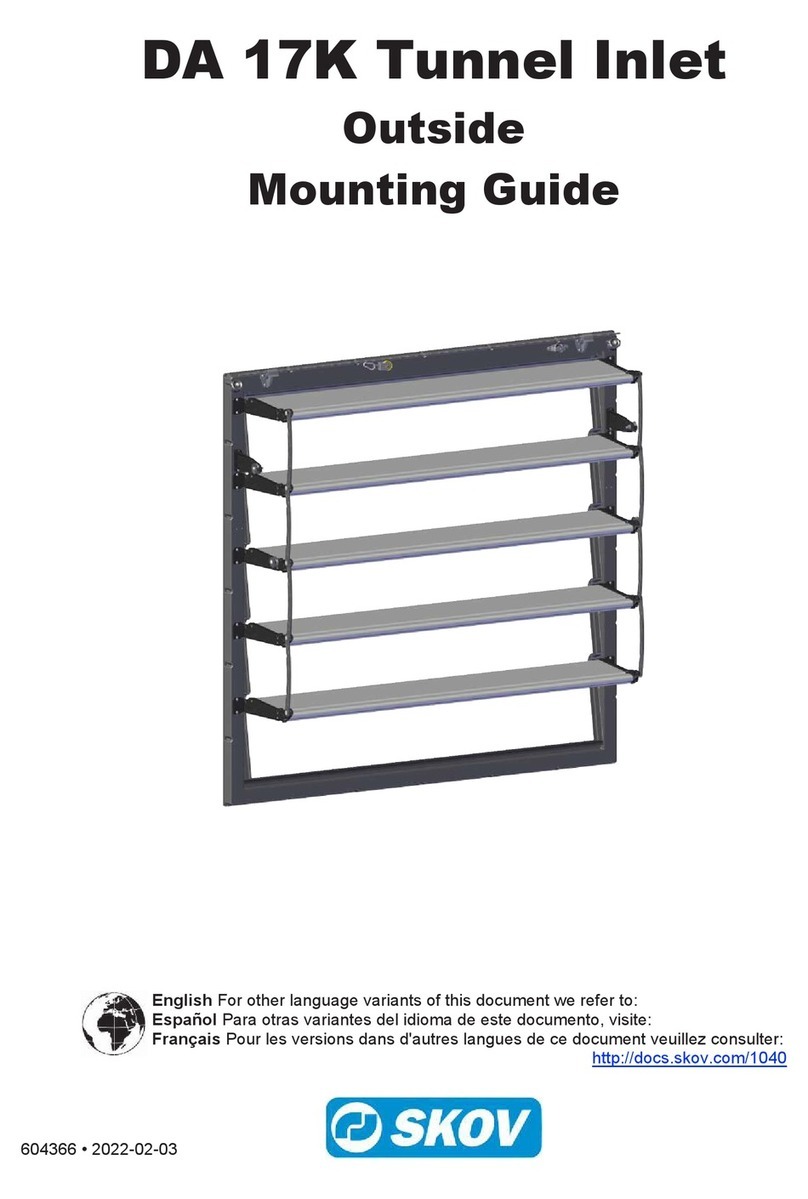 Skov DA 17K Mounting guide