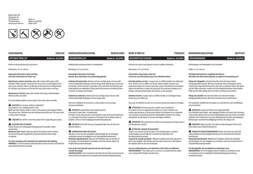 MASCOT NL2111191 user manual