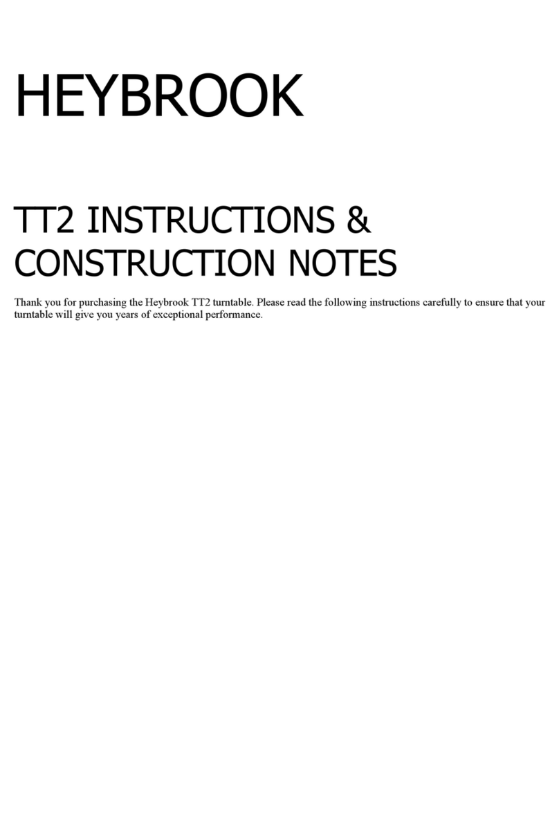Heybrook TT2 instructions