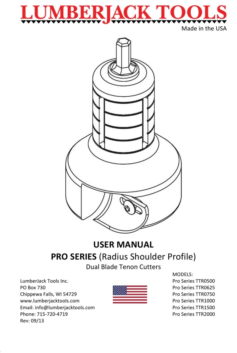 LUMBERJACK TOOLS PRO Series user manual