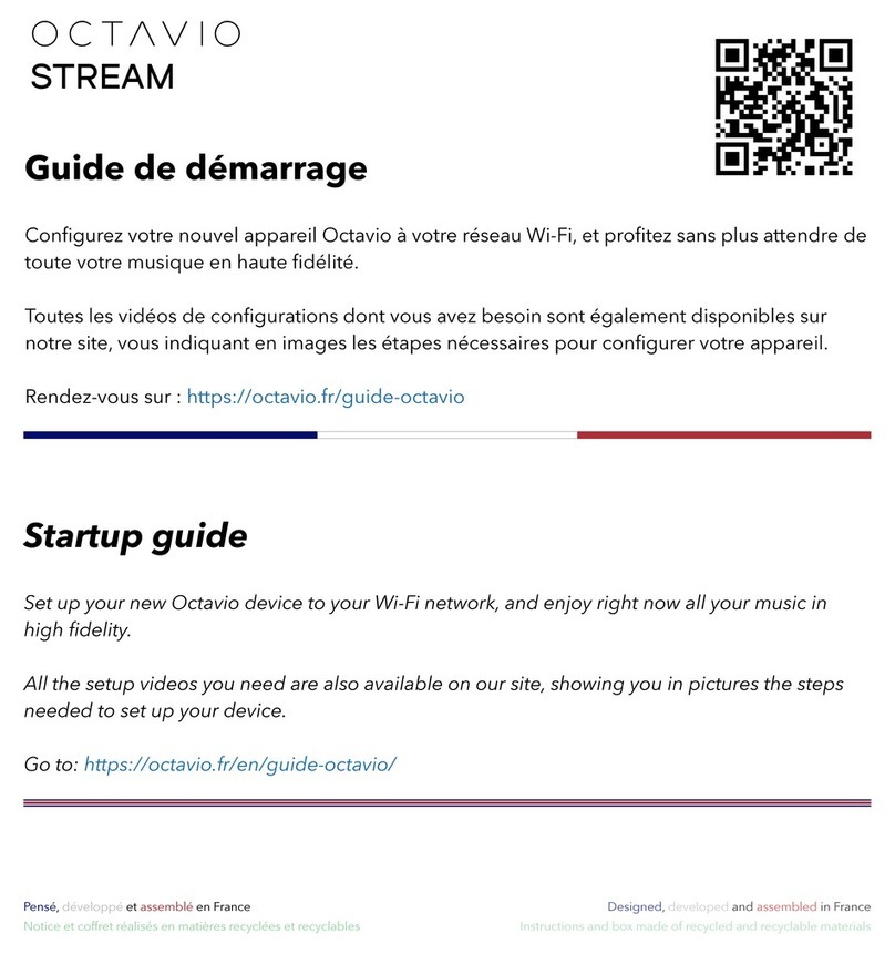 OCTAVIO STREAM manual