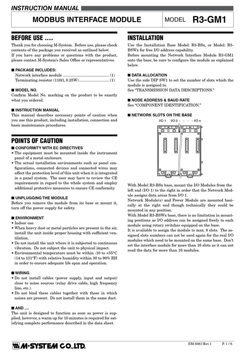 M-system R3-GM1 User manual