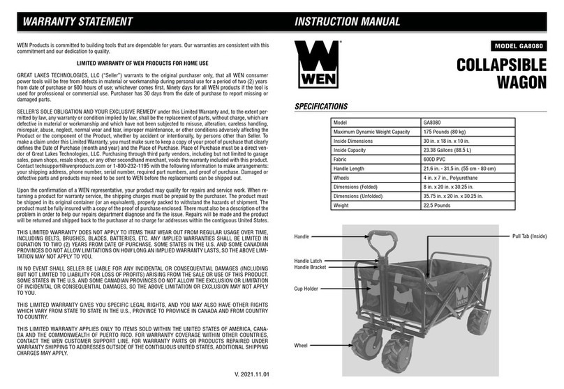 Wen GA8080 User manual