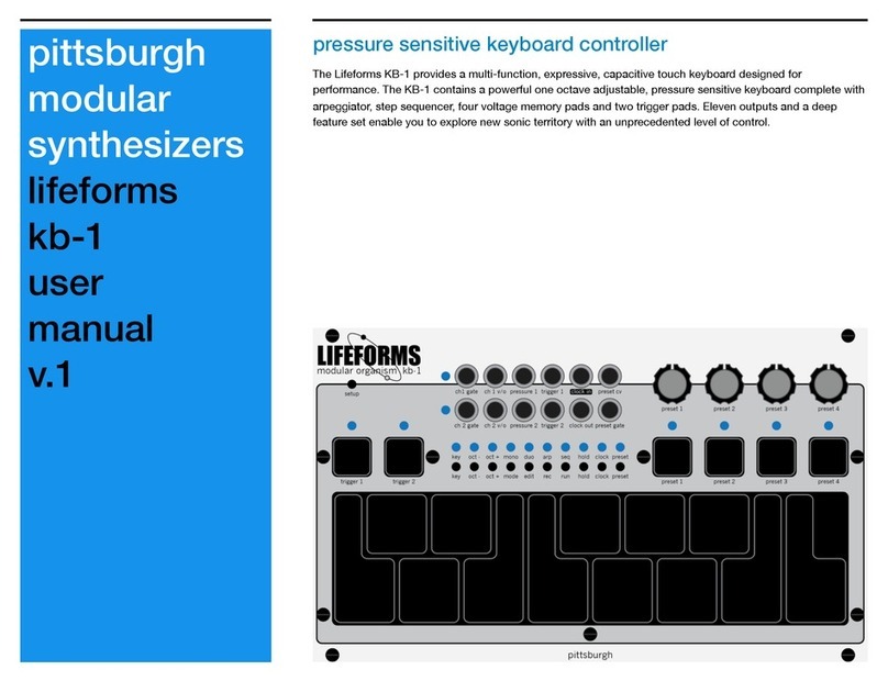 Lifeforms KB-1 manual