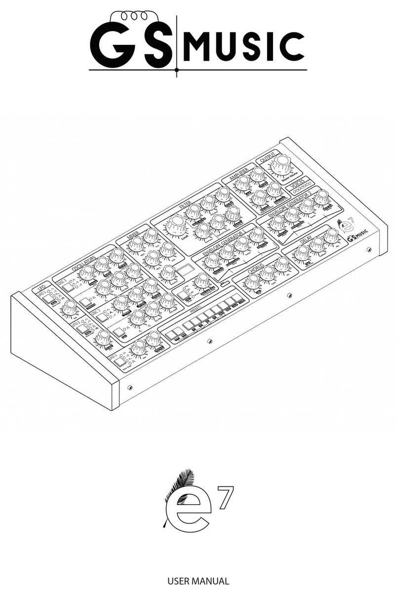 GS Music e7 user manual