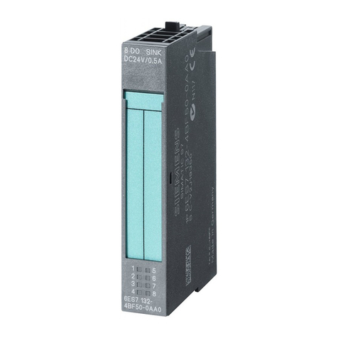 Siemens SIMATIC 8DO 24 V DC/0.5 A HF User manual