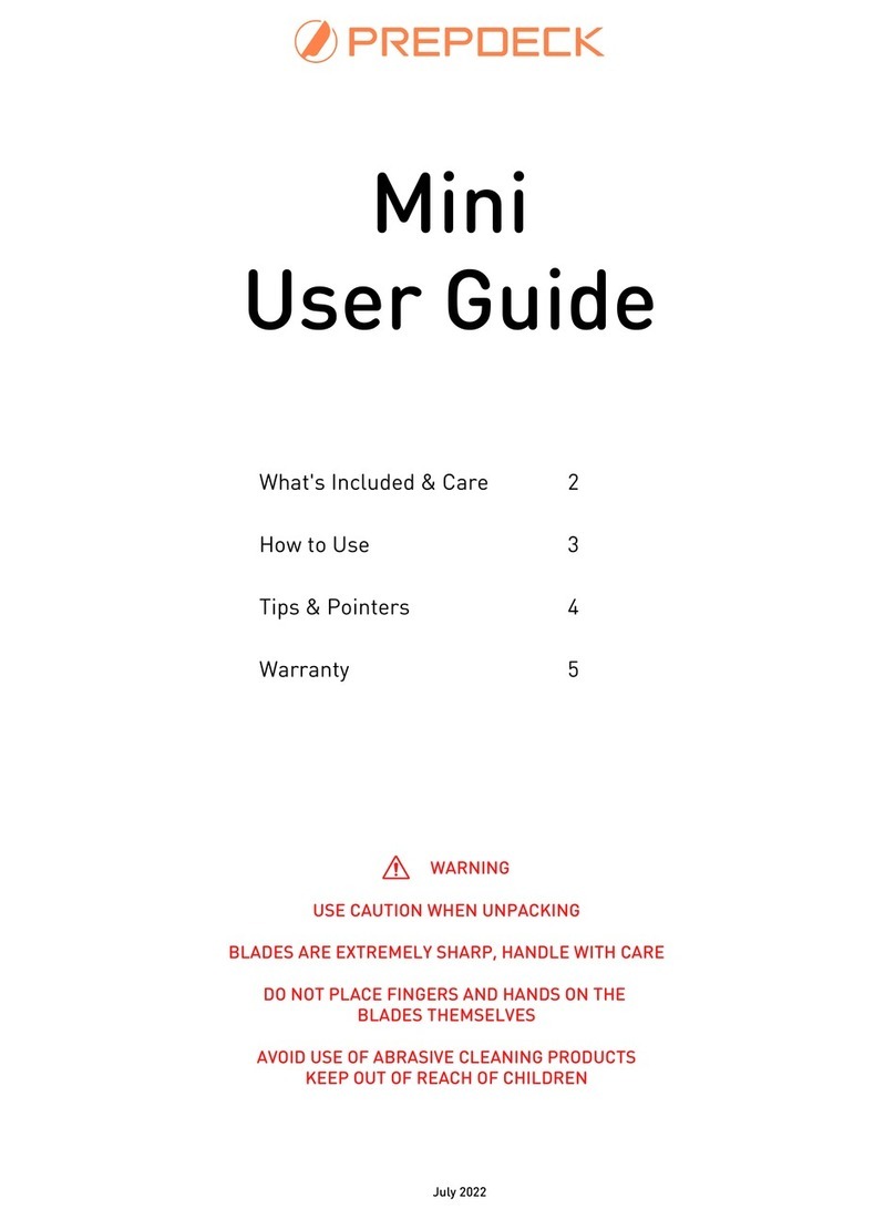PREPDECK Mini user guide