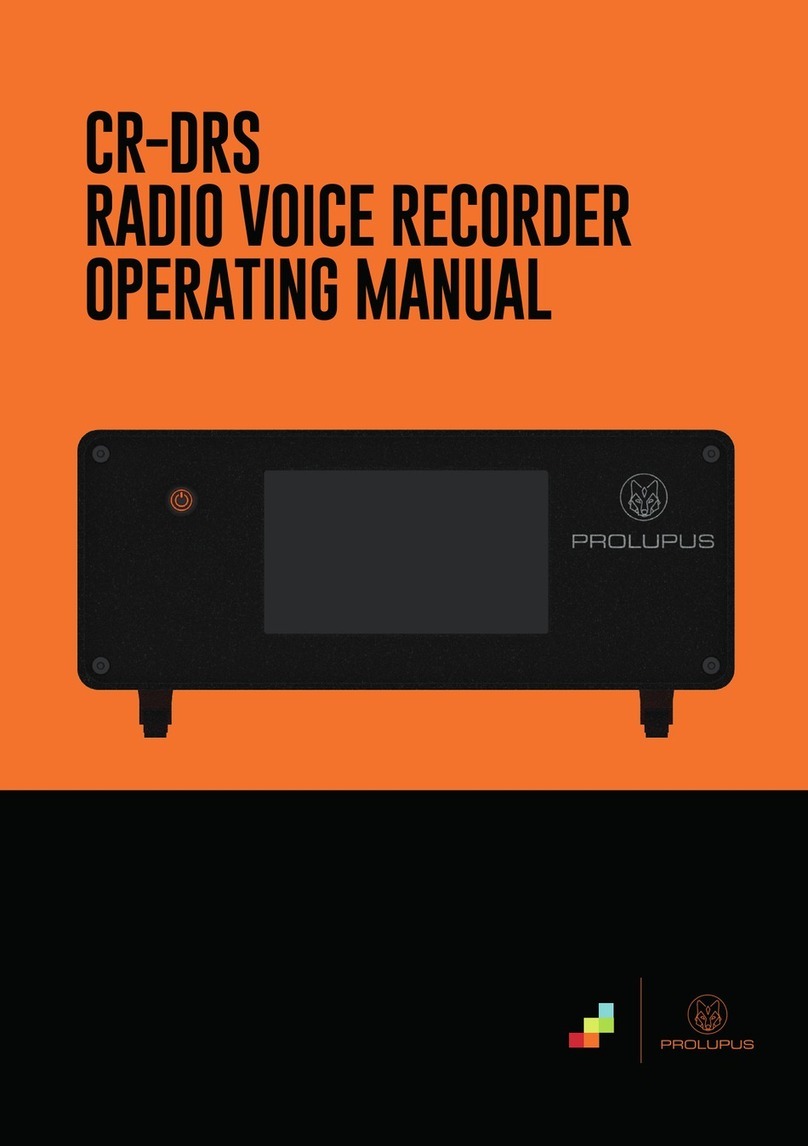 PROLUPUS CR-DRS operating manual