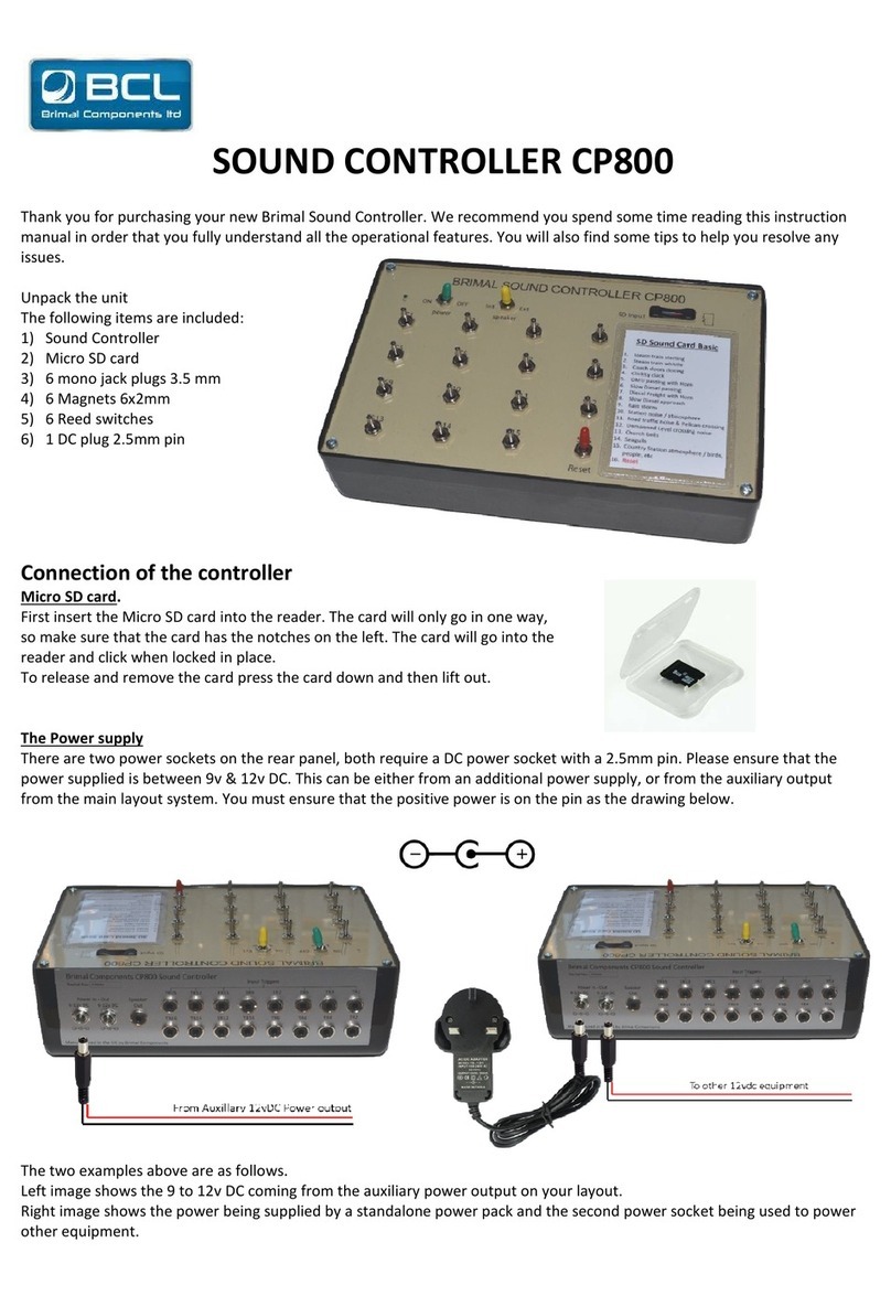 BCL CP800 instruction manual