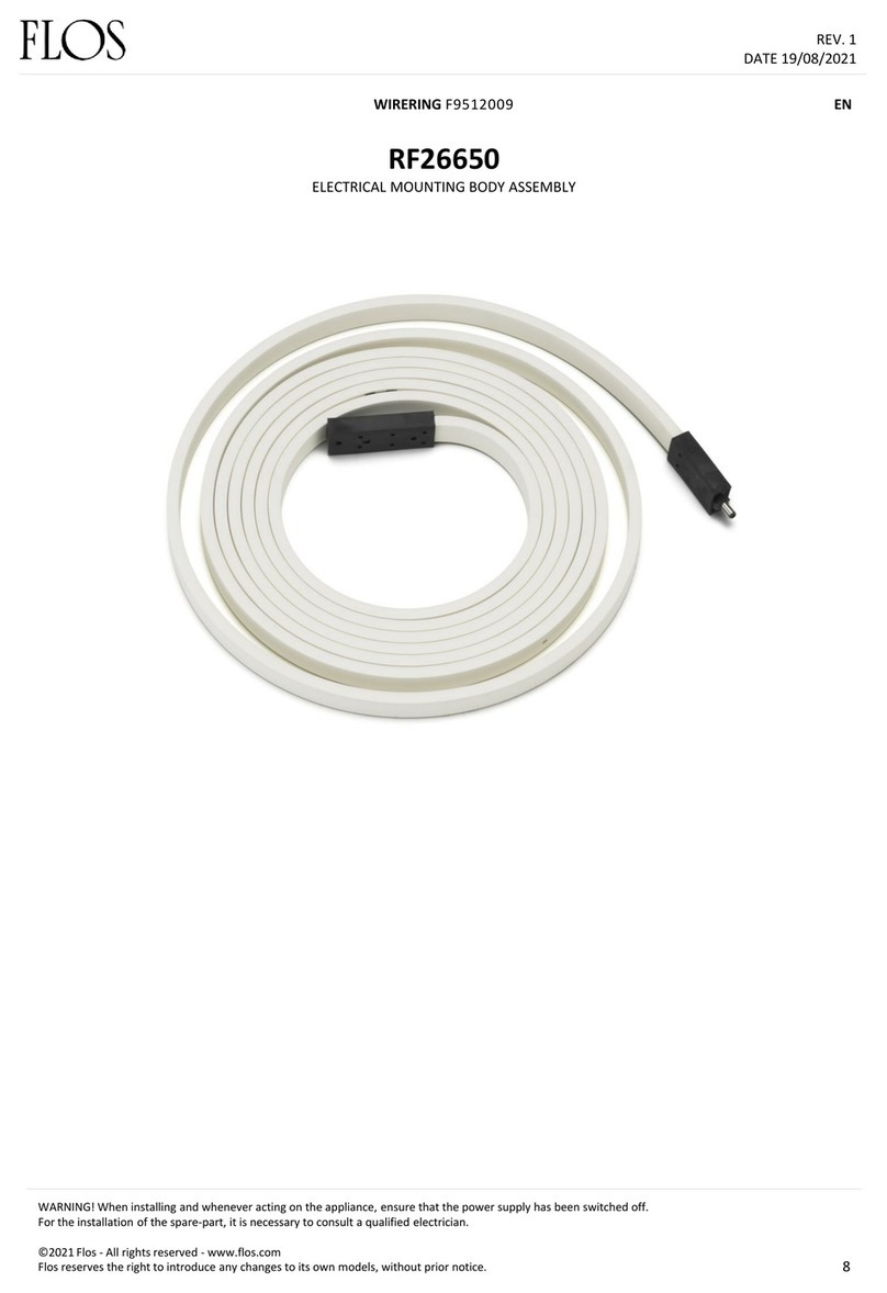 FLOS WIRERING F9512009 User manual FLOS WIRERING F9512009 User manual