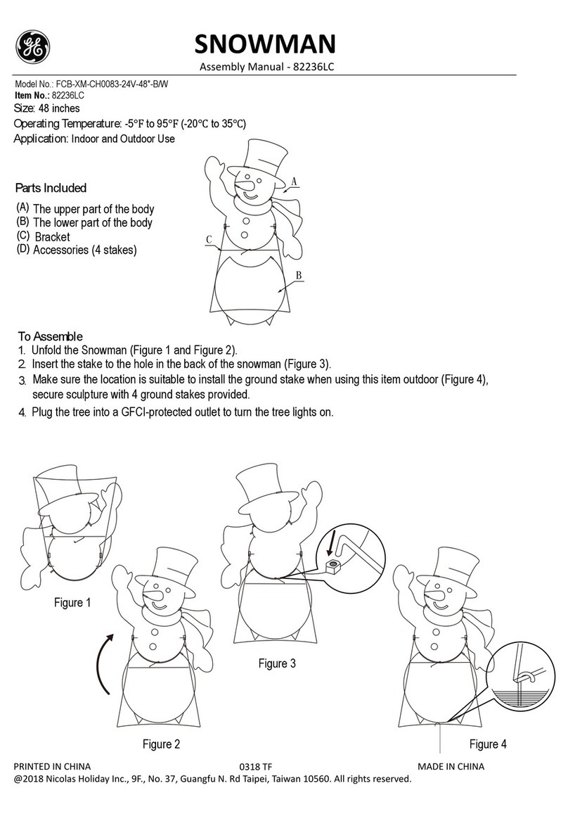 GE SNOWMAN FCB-XM-CH0083-24V-48"-B Assembly manual GE SNOWMAN FCB-XM-CH0083-24V-48"-B Assembly manual
