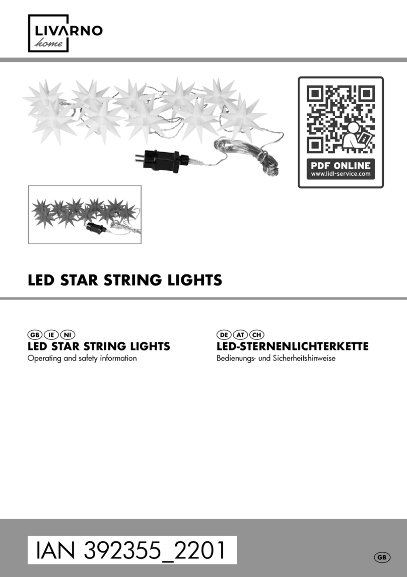LIVARNO home 864-R Installation, operating and safety information