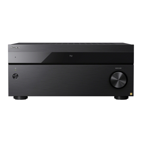 Sony STR-AZ3000ES Startup guide
