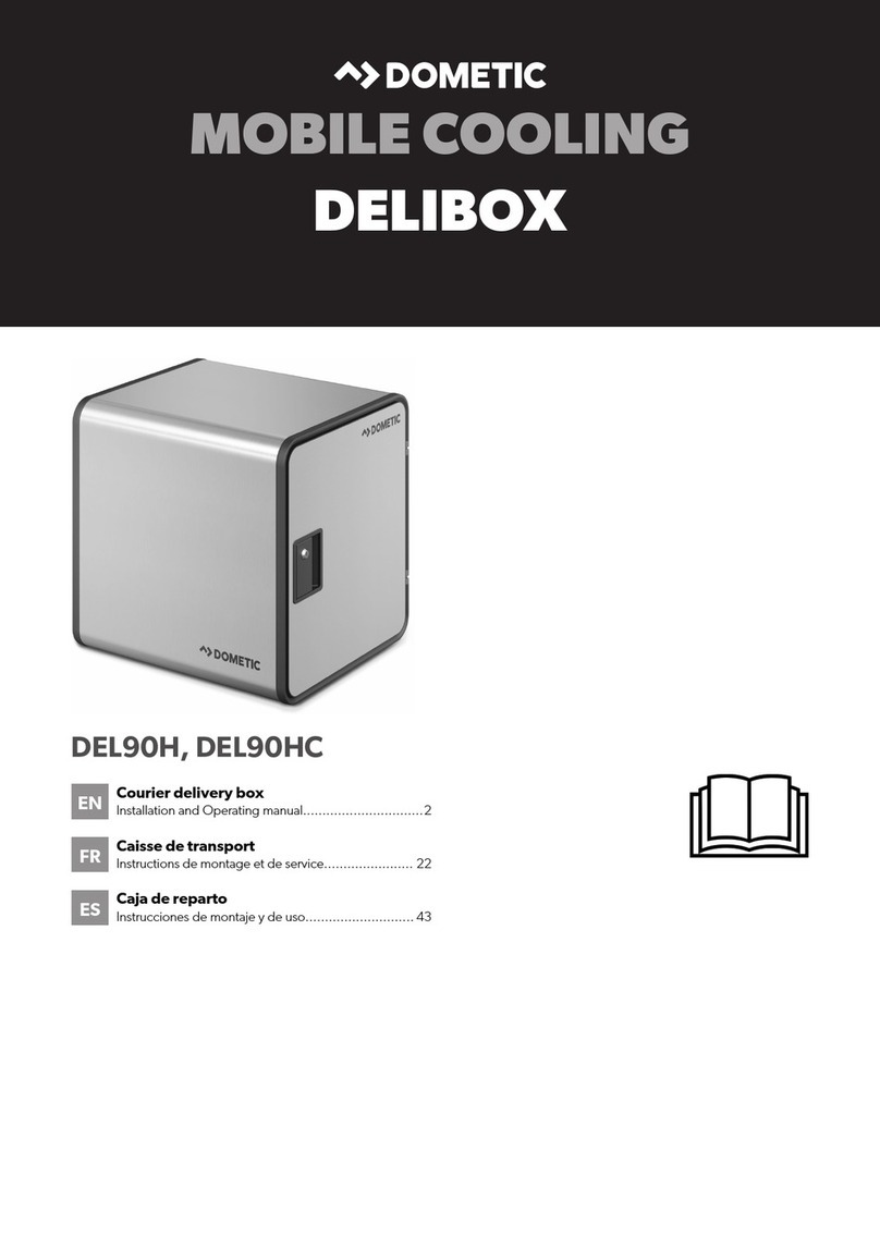 Dometic DELIBOX DEL90H User manual Dometic DELIBOX DEL90H User manual