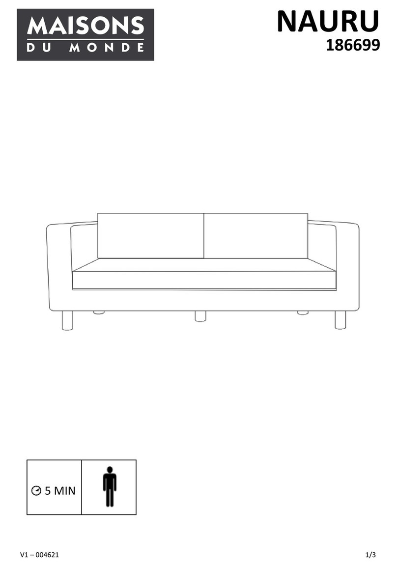 MAISONS DU MONDE NAURU 186699 manual