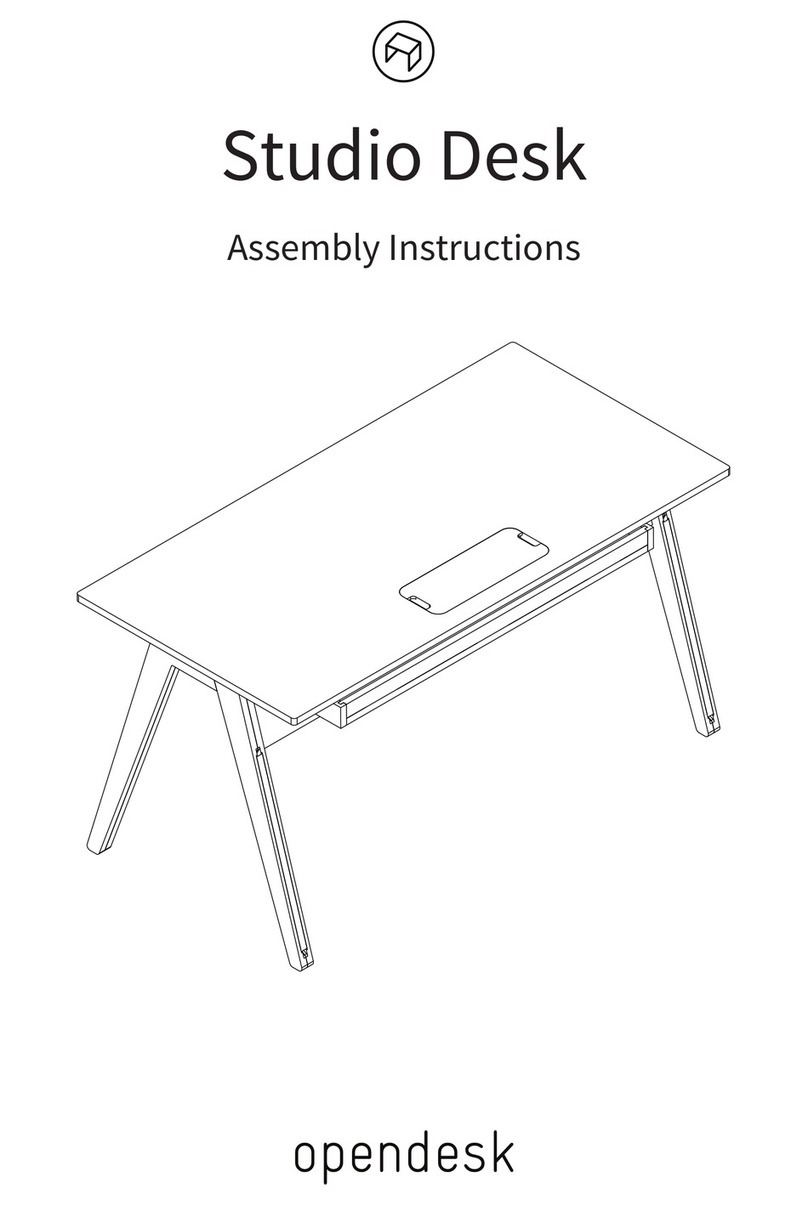 opendesk Studio Desk Assembly instructions
