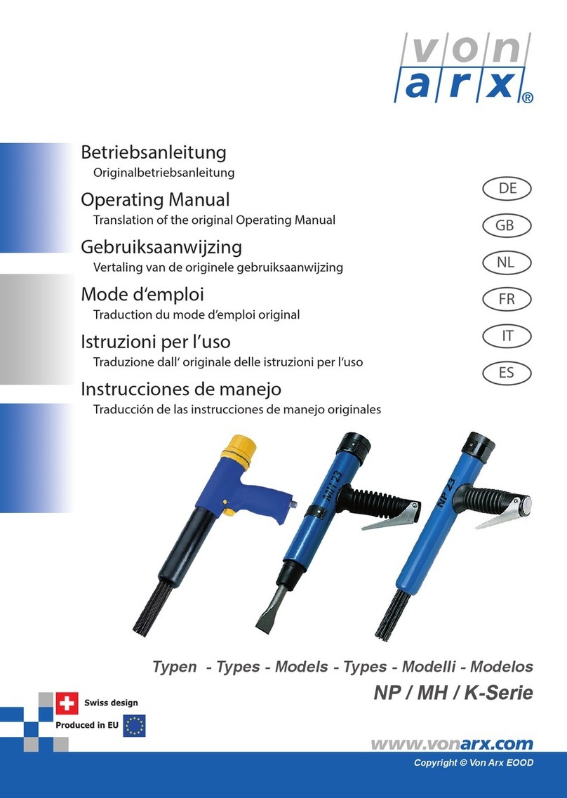 Von Arx NP 23 User manual