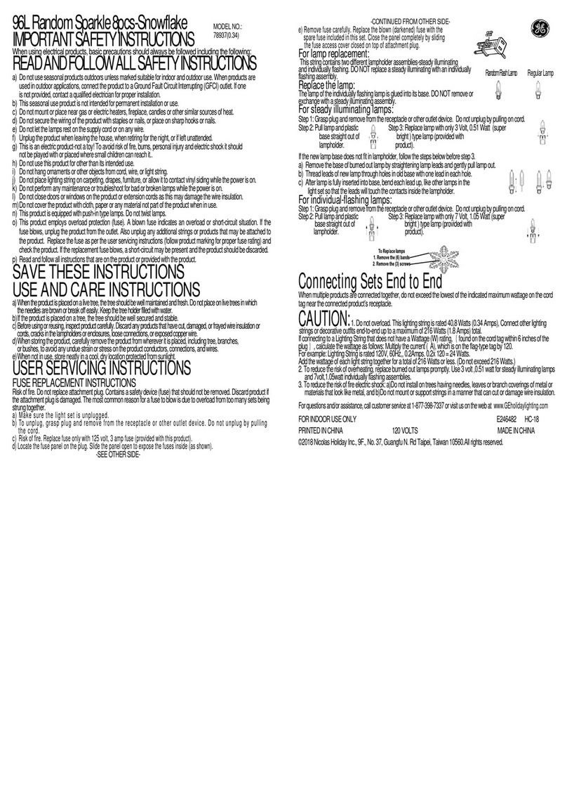 GE 78937 User manual
