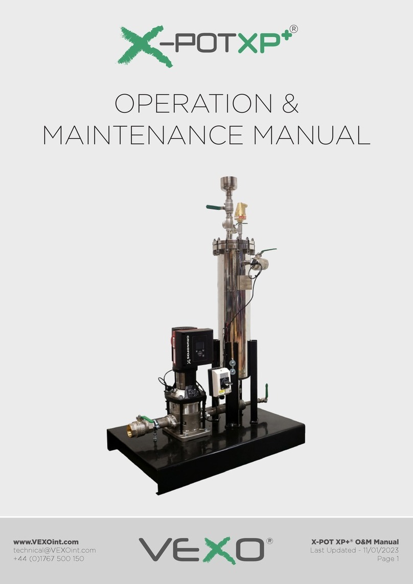 VEXO X-POT XP+ Operation & maintenance manual VEXO X-POT XP+ Operation & maintenance manual