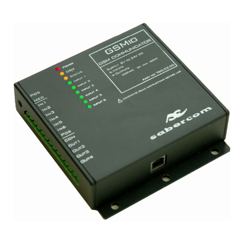 sabercom GSMio instruction manual